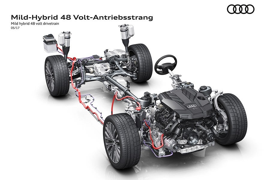 El nuevo Audi A8 y su red eléctrica a 48 voltios El nuevo Audi A8 y su red eléctrica a 48 voltios