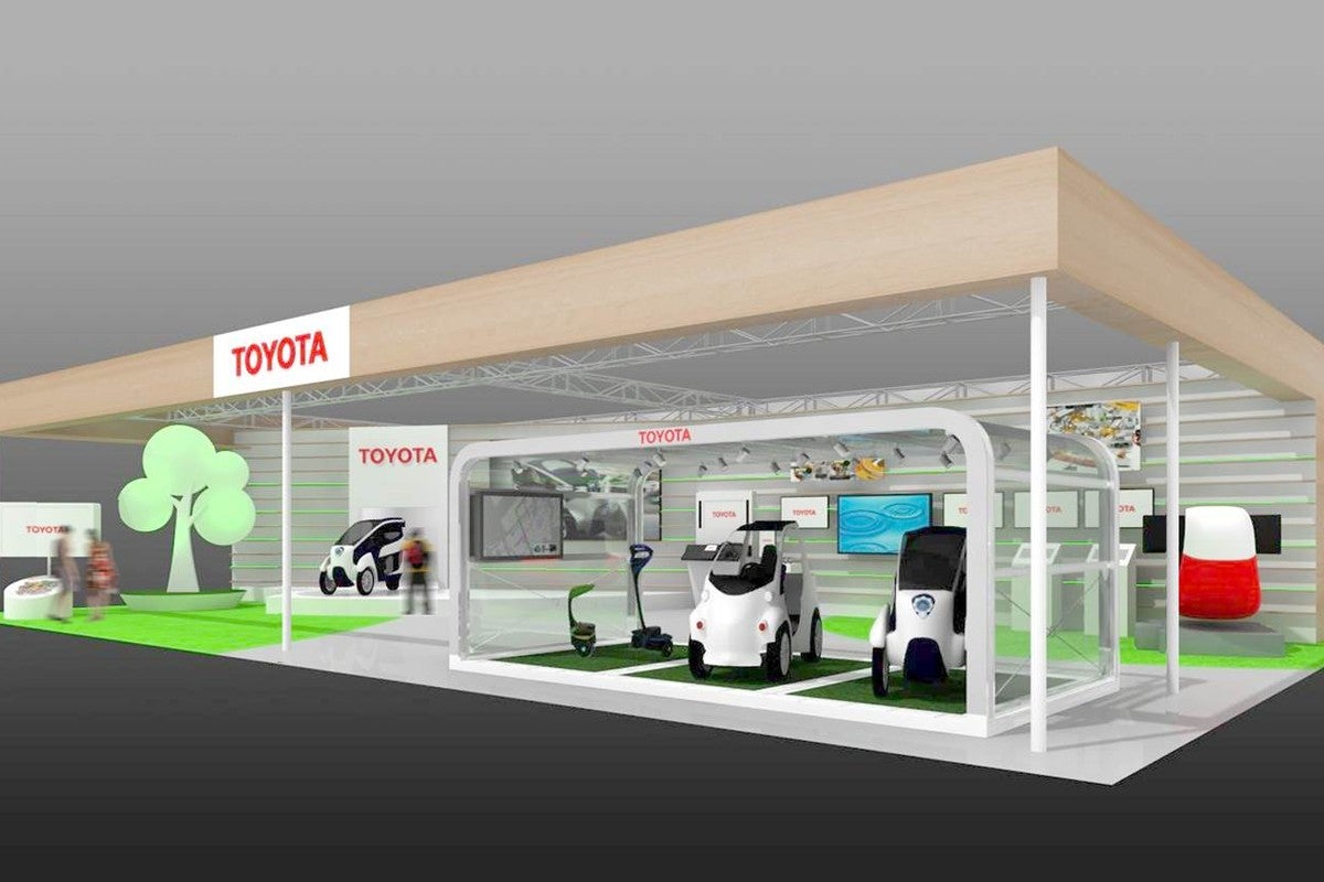 Stand de Toyota en el Salón de Tokio.