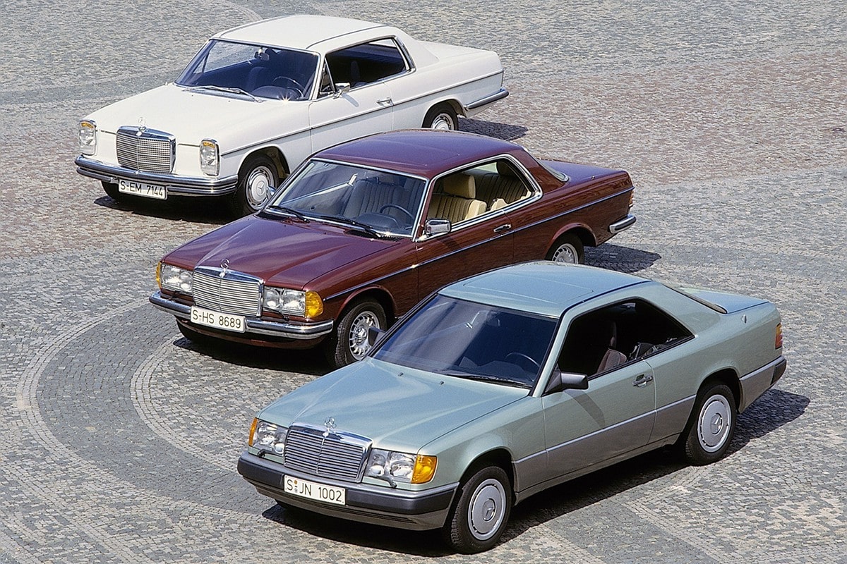 Mercedes siempre ha ofrecido versiones de dos puertas de sus berlinas.