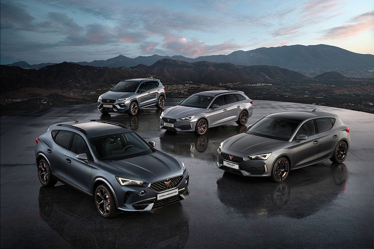 La familia Cupra al completo.