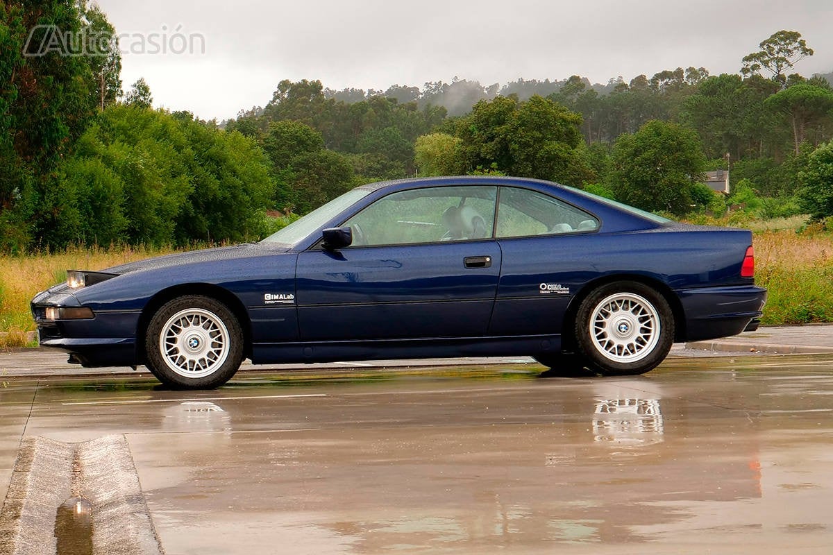 El BMW 850i tenía las proporciones de un GT clásico, pero con un diseño muy moderno.