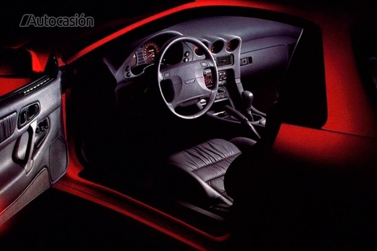 El interior del 3000 GT estaba muy bien armado.
