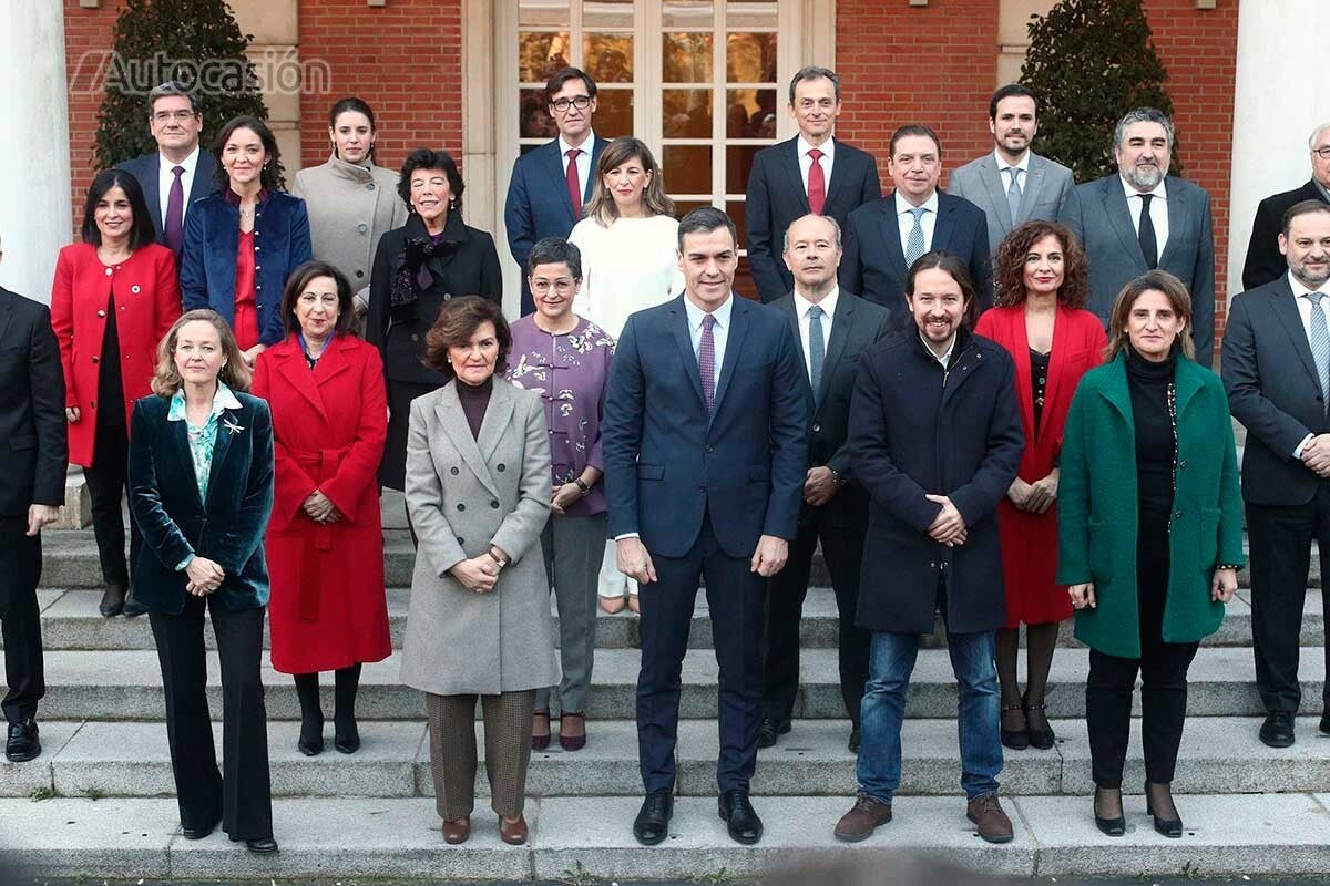 Los ministros del Gobierno