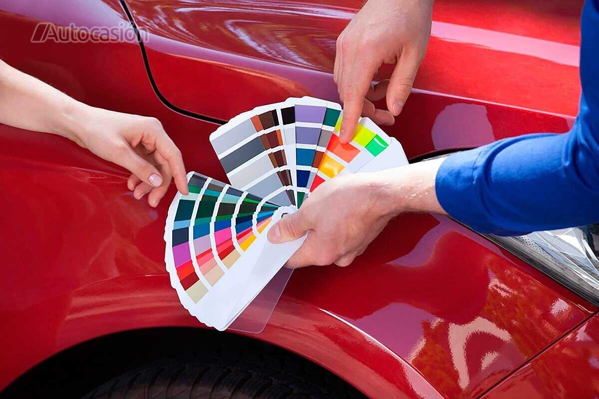 Paleta de colores de los coches