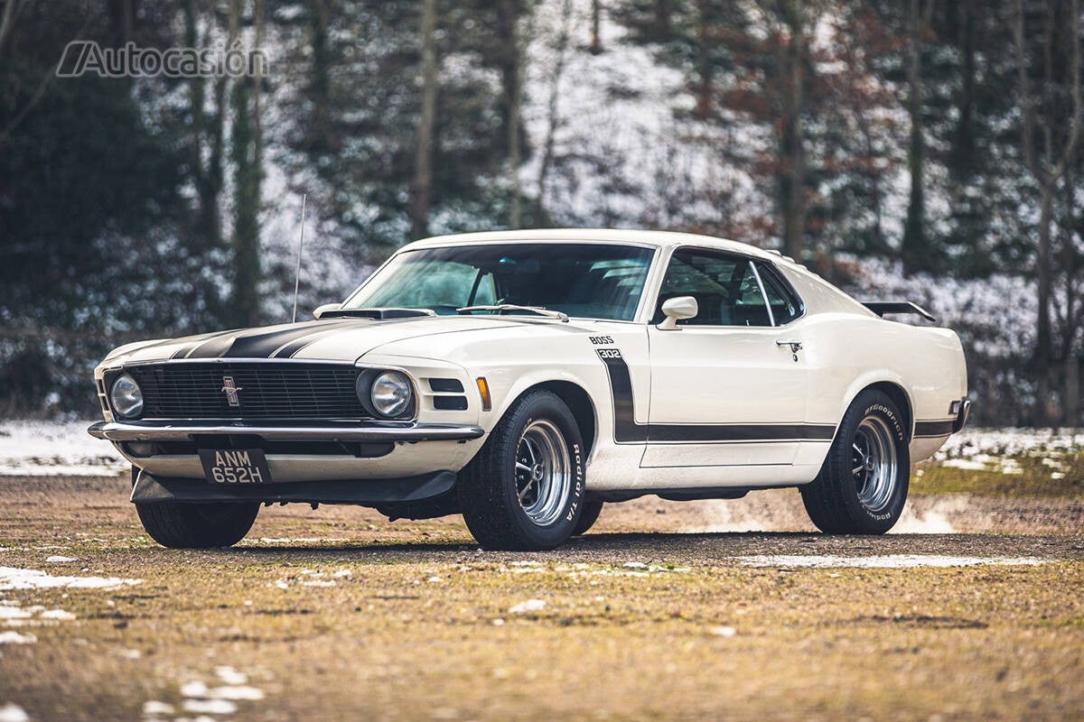 Este Mustang Boss 302 también sale a subasta.