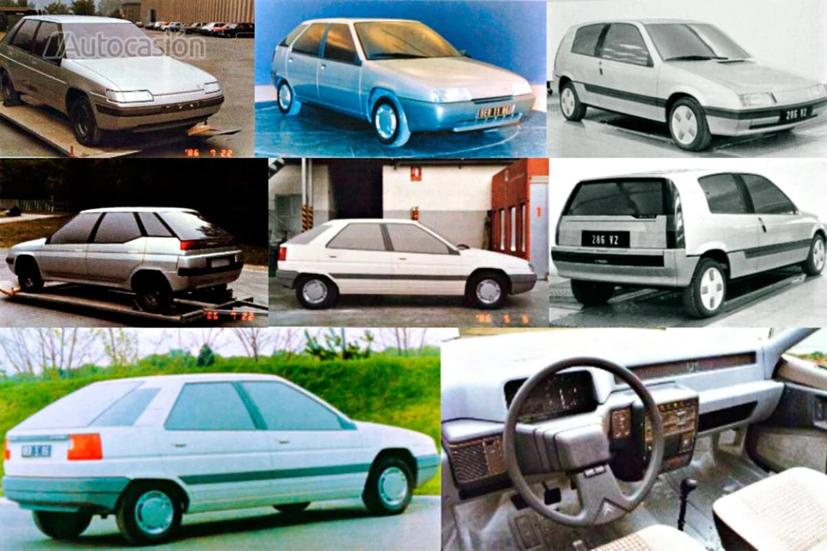 Varios concepts del proyecto N2 de Citroën.