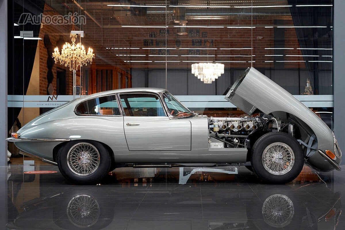 El Jaguar E-Type tiene un diseño único.