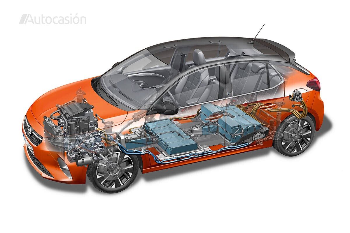 La base técnica del Opel Corsa eléctrico sirve para varios modelos de Opel.