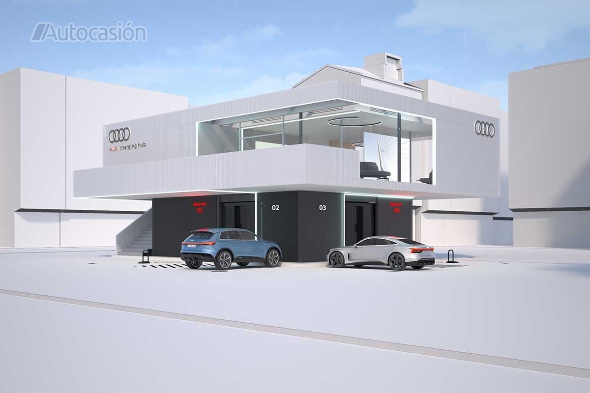 Audi charging hub