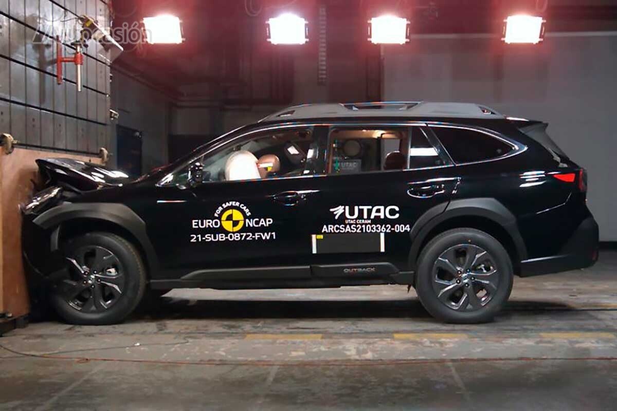 Prueba de choque del Subaru Outback