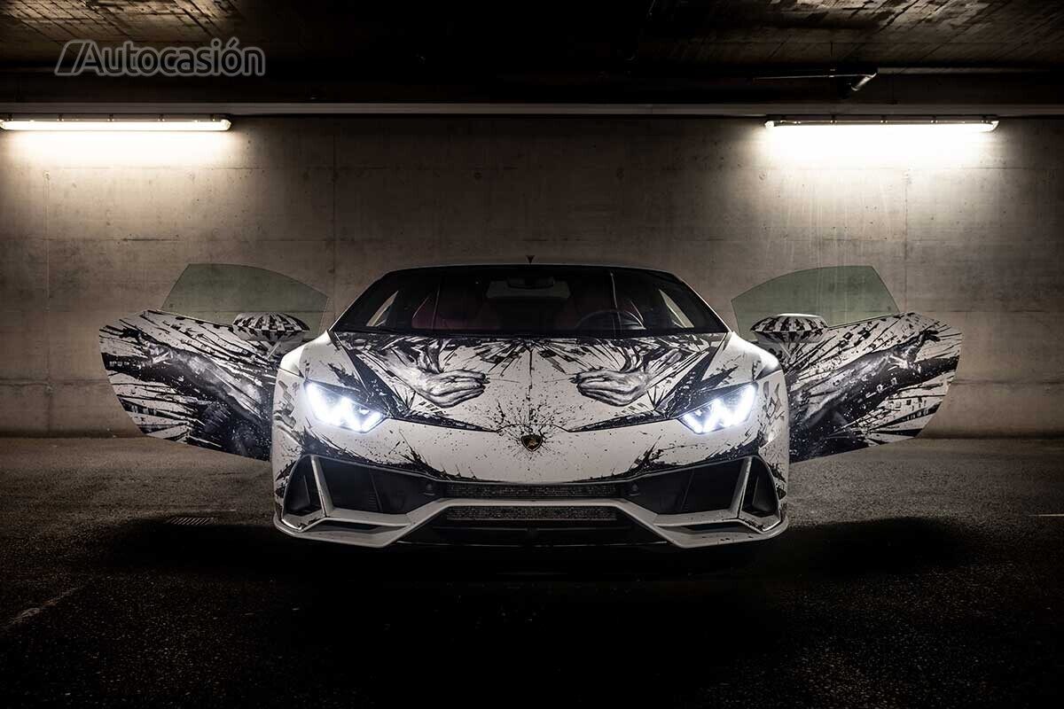 Lamborghini Huracan Evo pintado por Paolo Troilo