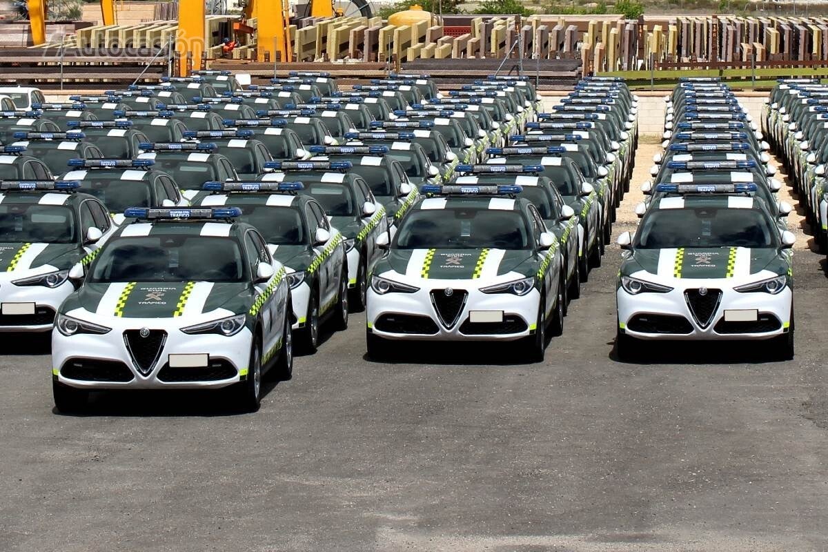 La Guardia Civil cuenta en su flota con 301 Alfa Romeo Stelvio