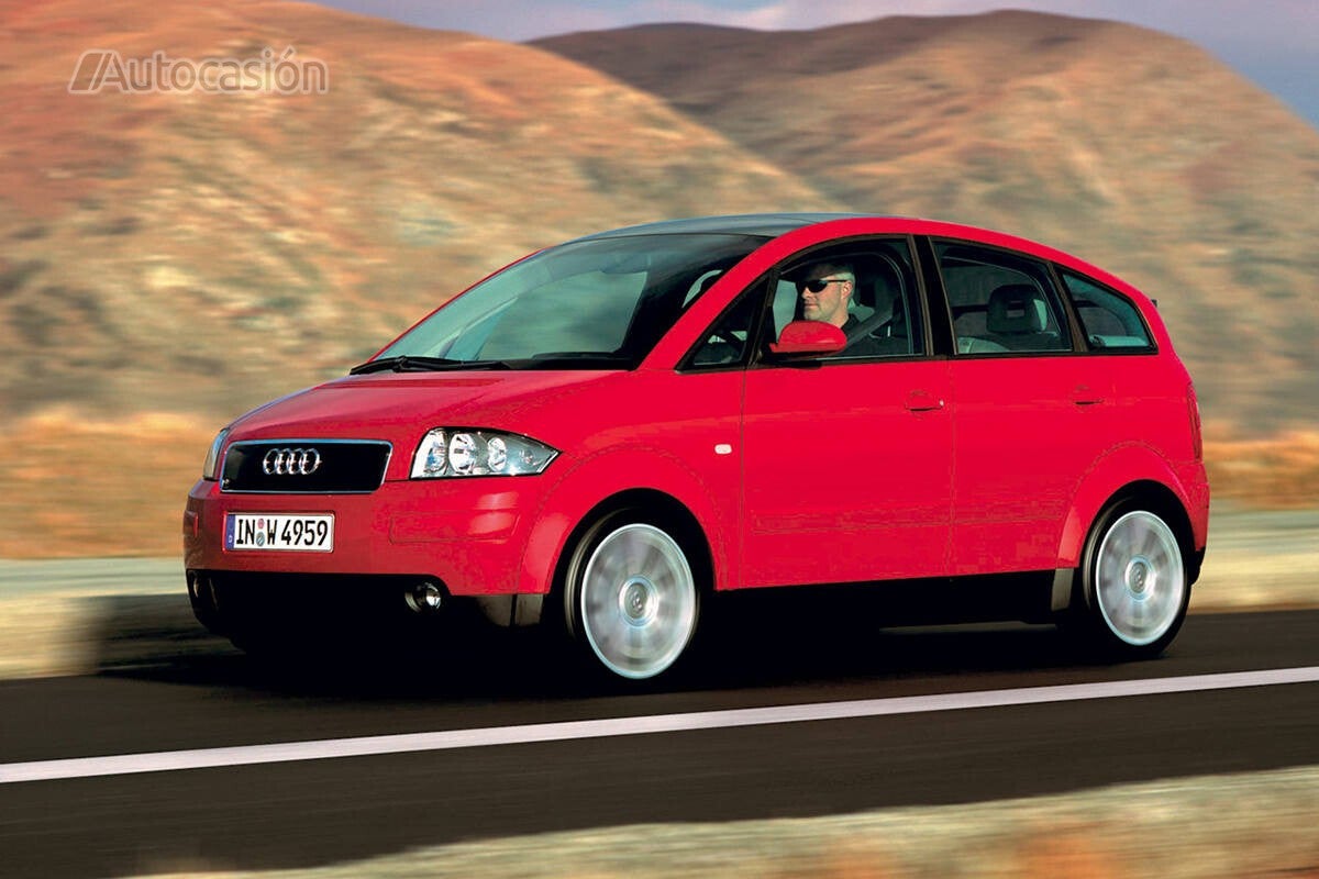 El Audi A2 no era seductor estéticamente, pero conceptualmente era un acierto pleno.