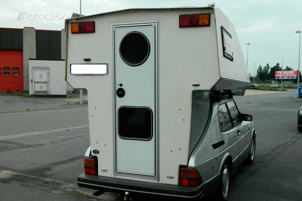 Saab 900 with Toppola camper body