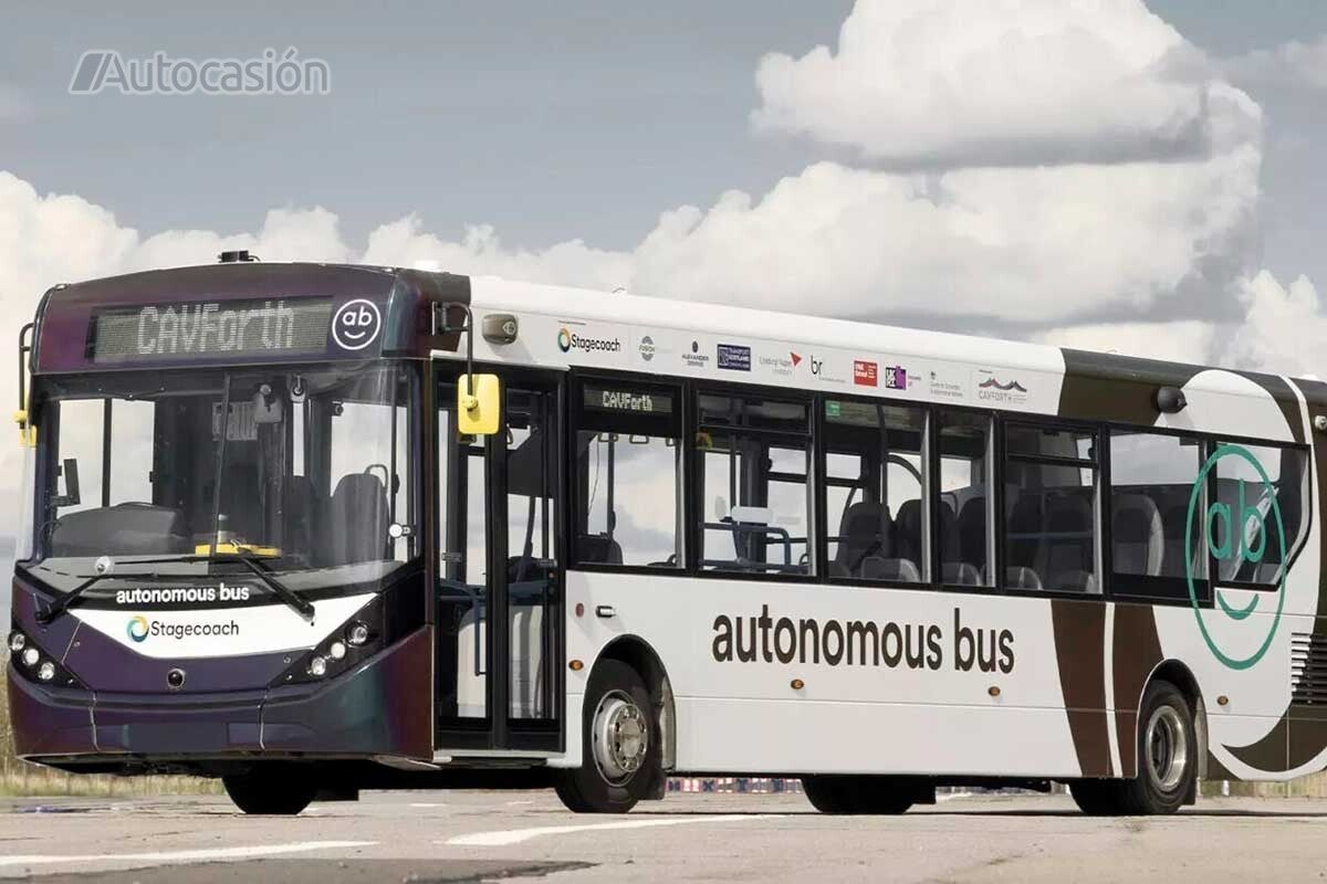Autonomous bus in Israel