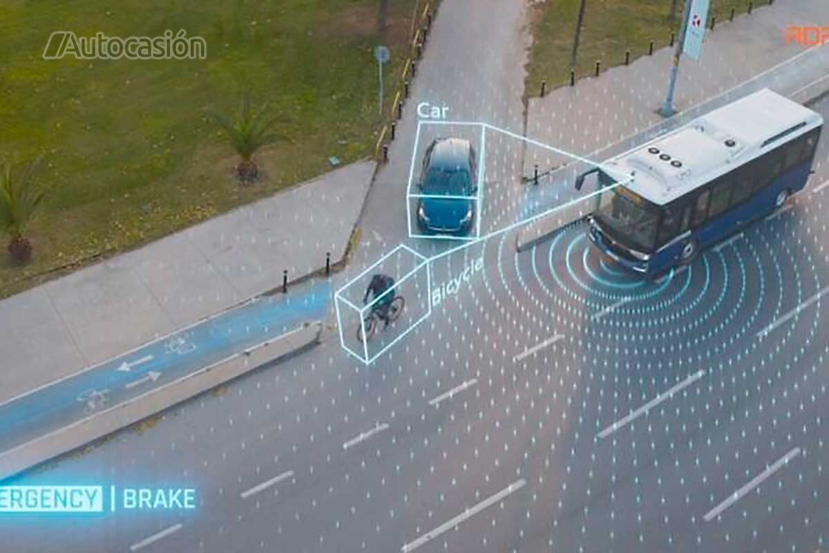 Autonomous bus in Israel