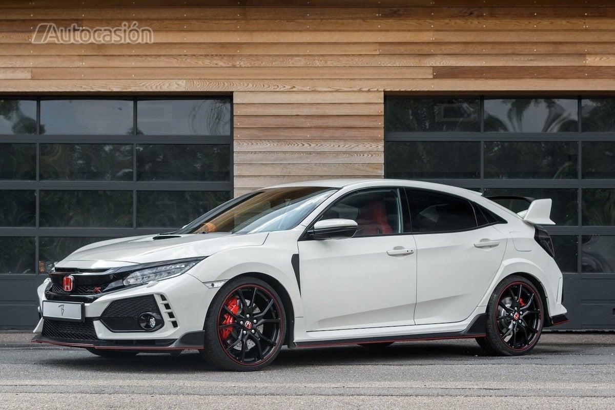 Honda Civic Type R that belonged to Max Verstappen