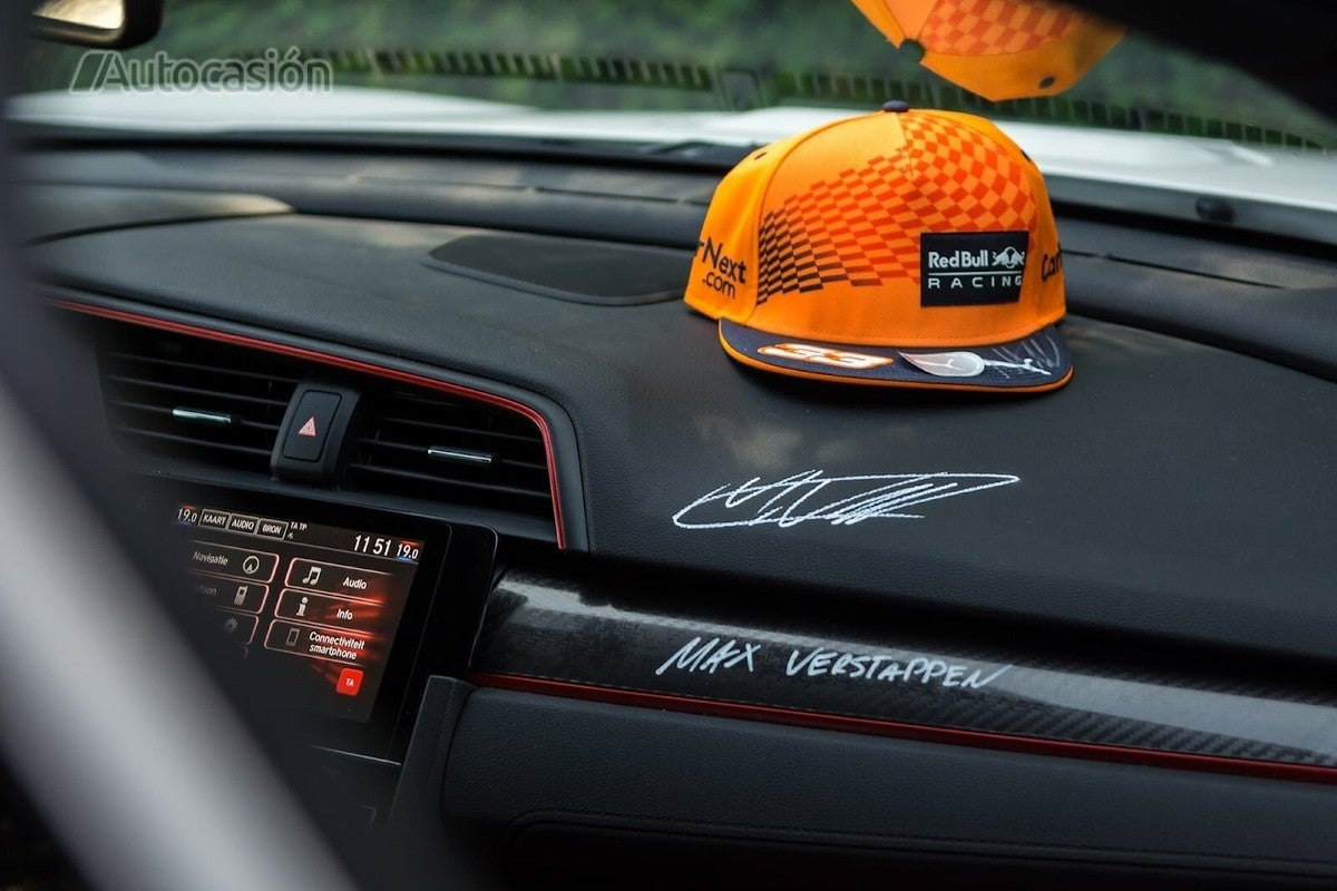 Honda Civic Type R that belonged to Max Verstappen