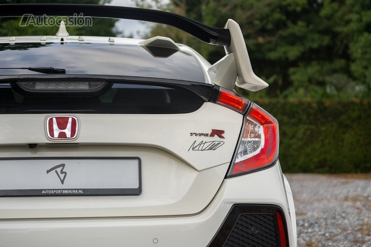 Honda Civic Type R that belonged to Max Verstappen 