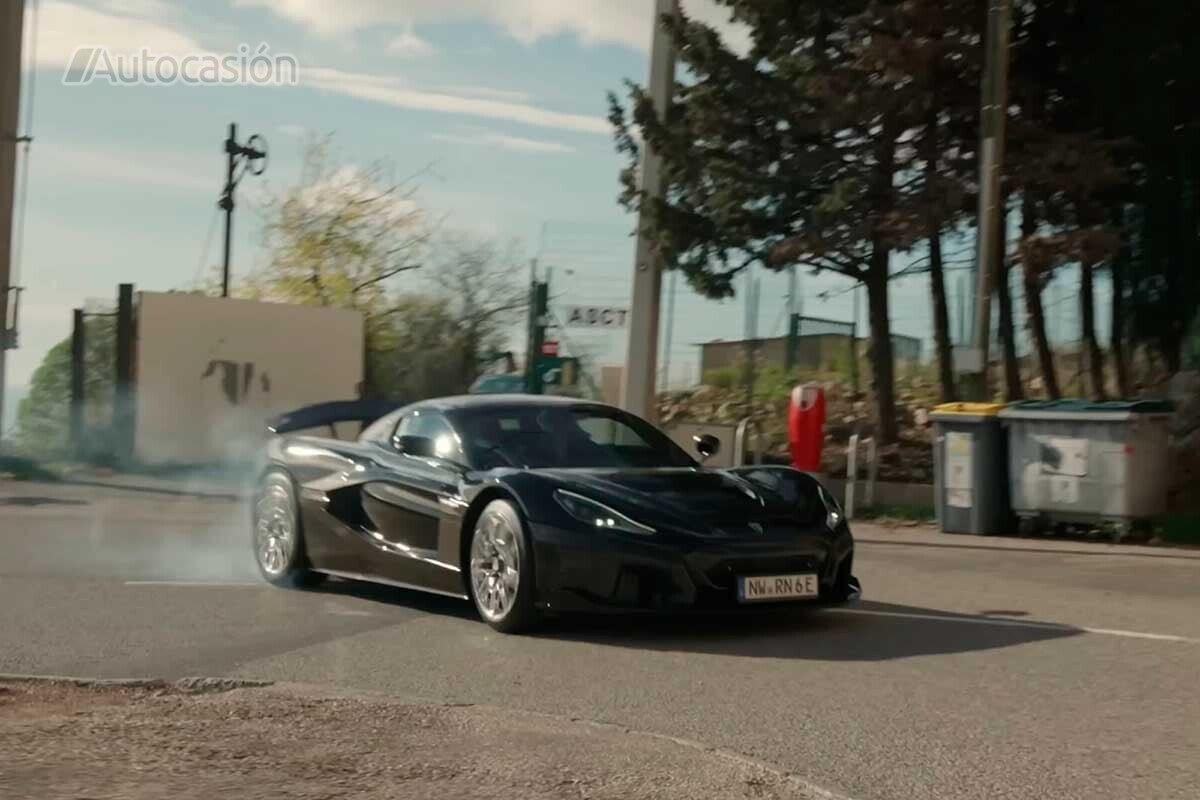 Nico Rosberg with his Rimac Refrigerator 