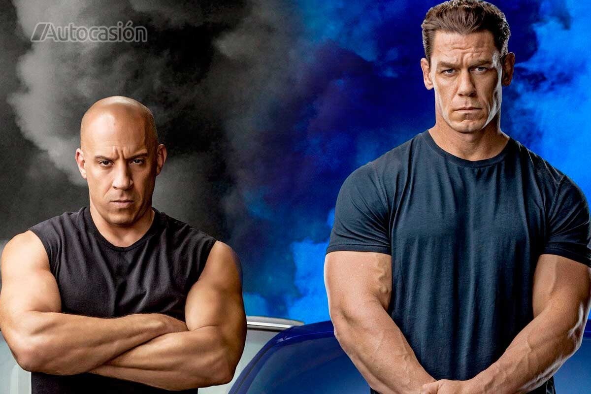 John Cena, right, with Vin Diesel