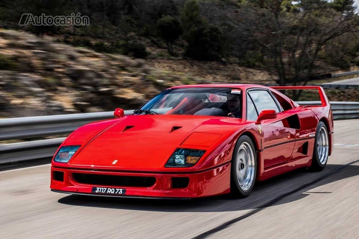 Ferrari F40 that belonged to Alain Prost