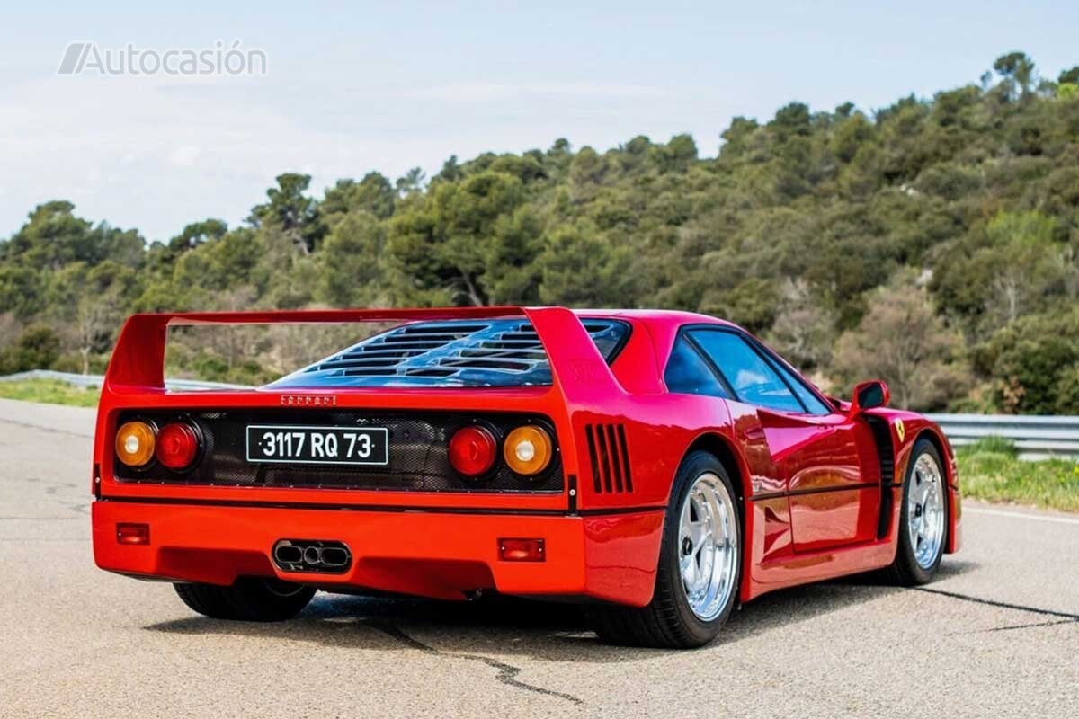 Ferrari F40 that belonged to Alain Prost