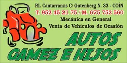 Logo Autos Gámez e Hijos