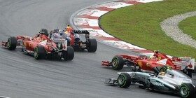 F1: Vettel se impone en un polémico GP de Malasia