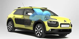 El Citroën C4 Cactus incorpora un nuevo airbag de techo