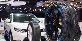 Goodyear y Dunlop muestran el neumático eléctrico en el Salón de Ginebra 2015