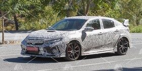 Nuevas fotos espía del futuro Honda Civic Type R