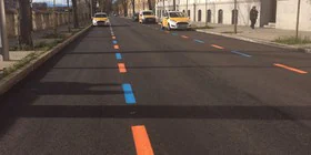 ¿Qué significan estas líneas azules y naranjas en las zonas SER?