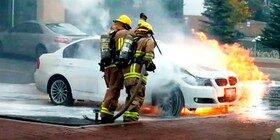 Por qué puede arder un coche en un accidente