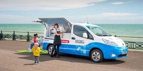 Así es la foodtruck eléctrica de Nissan