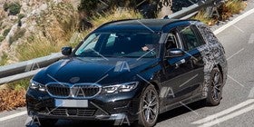 Fotos espía del BMW 330e Touring 2020