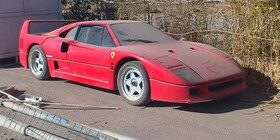 Así está el Ferrari F40 que fue del hijo de Saddam Hussein
