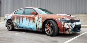 Rusty Wrap: el óxido en los coches está de moda