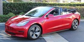 El Tesla Model 3 Cabrio existe pero no es nada barato