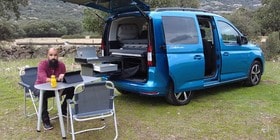 VÍDEO| Volkswagen Caddy California, con cocina y camas para 4