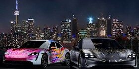 Porsche Art Battle Canada 2021: dos Taycan como lienzos