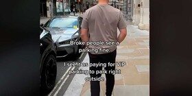 “La gente pobre lo ve como una multa, yo como un parking VIP”, conoce al polémico millonario de TikTok