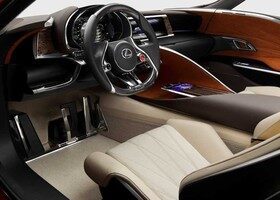 Interior del nuevo Lexus LF-LC Concept.