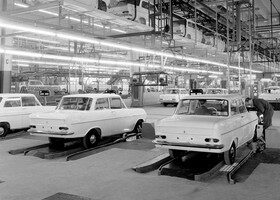 Así se fabricaba el Opel Kadett en el año 1962.