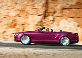 Bentley Continental GT Speed convertible, lateral