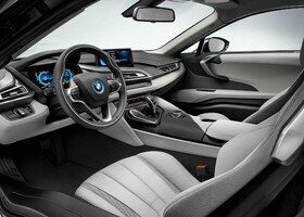 Interior del nuevo BMW i8.