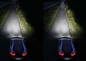 Los beneficios de la tecnología láser de BMW saltan a la vista.