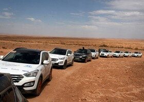 El despliegue de Hyundai en El Desierto de los Niños fue espectacular.
