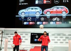 F.C Barcelona y Audi e-tron challenge