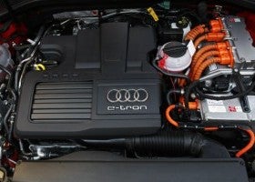El motor del Audi A3 e-tron desarrolla una potencia conjunta de 204 CV.